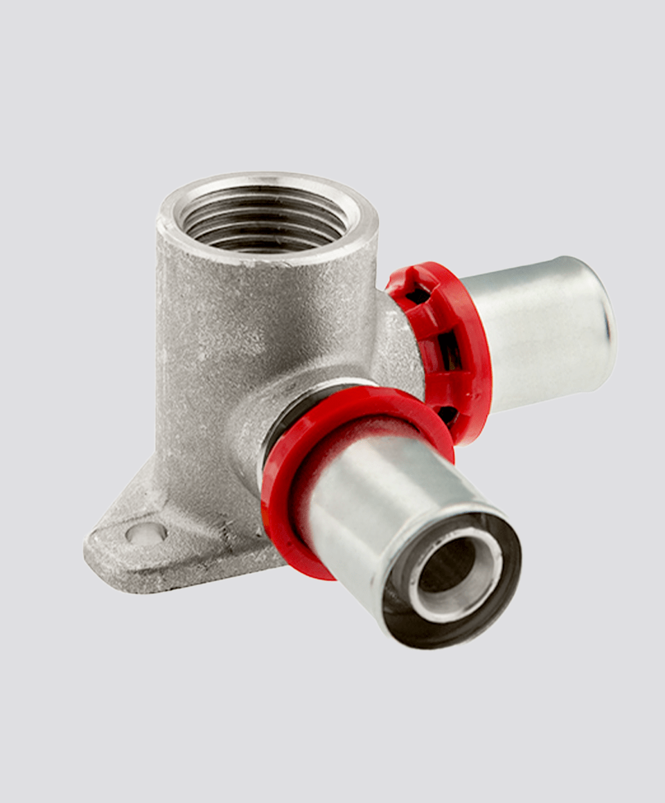 Doppelwandplatten-Winkelpressfitting