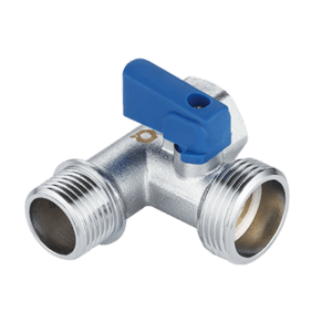 Vanne à boisseau sphérique en T, connexion femelle-mâle pour machine à laver