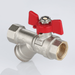 Кран кульовий з фільтром