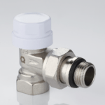 Thermostatic valve angle
