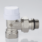Thermostatic valve angle