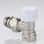 Thermostatic valve angle