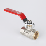Ball valve female-female connection with lever handle