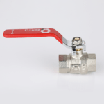 Ball valve female-female connection with lever handle
