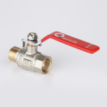 Ball valve female-male connection with lever handle