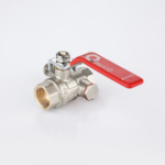 Ball valve with drain and air vent