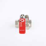Ball valve with drain and air vent