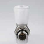 Manual radiator valve angle