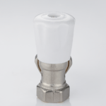 Manual radiator valve angle