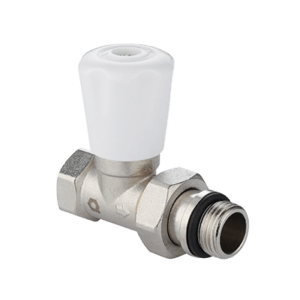 Manual radiator valve straight