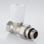 Manual radiator valve straight