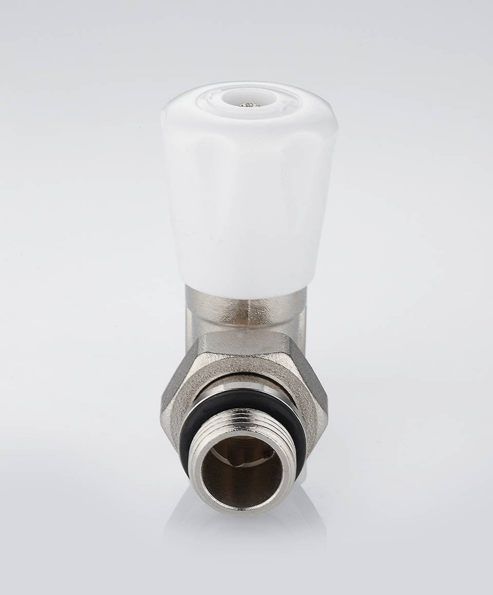 Manual radiator valve straight