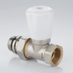 Manual radiator valve straight
