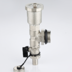 End unit with drain valve and automatic air vent valve