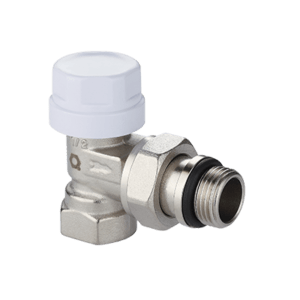 Thermostatic valve angle
