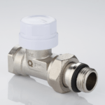 Thermostatic valve straight