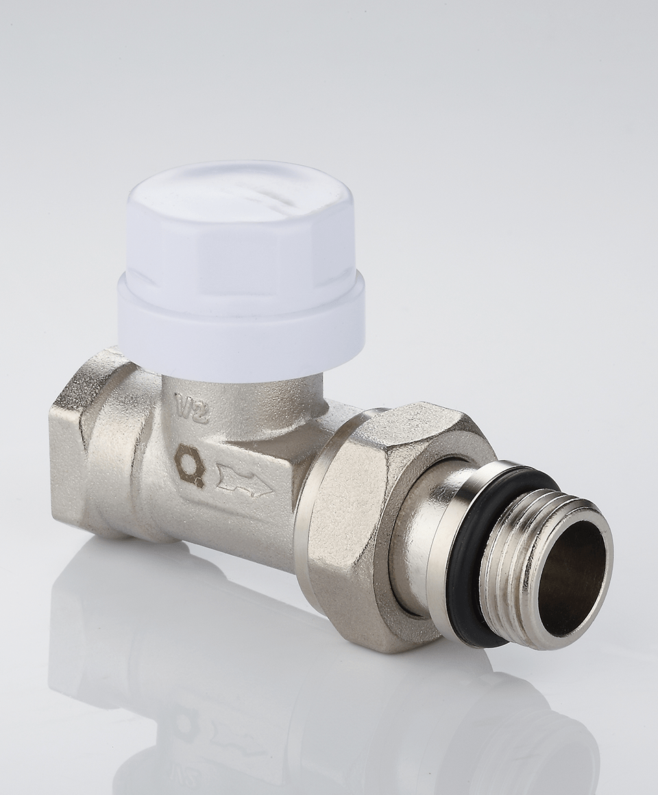 Thermostatic valve straight