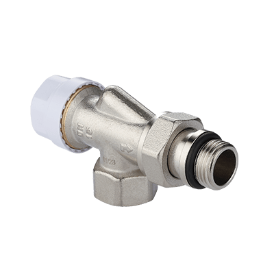 Thermostatic valve axial