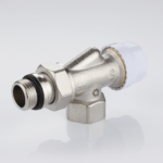 Thermostatic valve axial