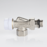 Thermostatic valve axial