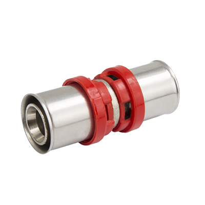 Reduced straight press fitting