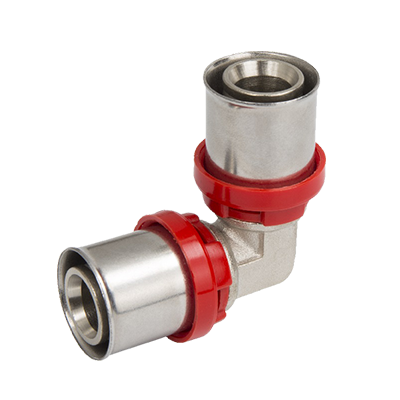 Elbow press fitting