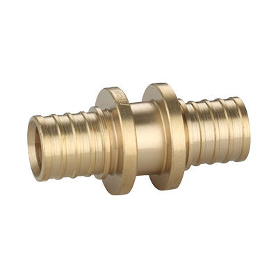Double straight fitting