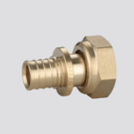 Straight fitting with loose nut (eurocone connection)